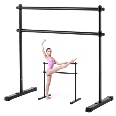 VEVOR Barre de Ballet de 4 Pi Autoportante Portable pour la Mise en Forme et la Danse, Hauteur Ajustable