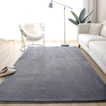Dvkptbk Tapis pour Salon Tapis Européen Uni Tapis de Salon Tapis de Table Basse Tapis de Chambre Entièrement Couvrant Tapis de Chevet Épaissi Lavable Tapis Ménager