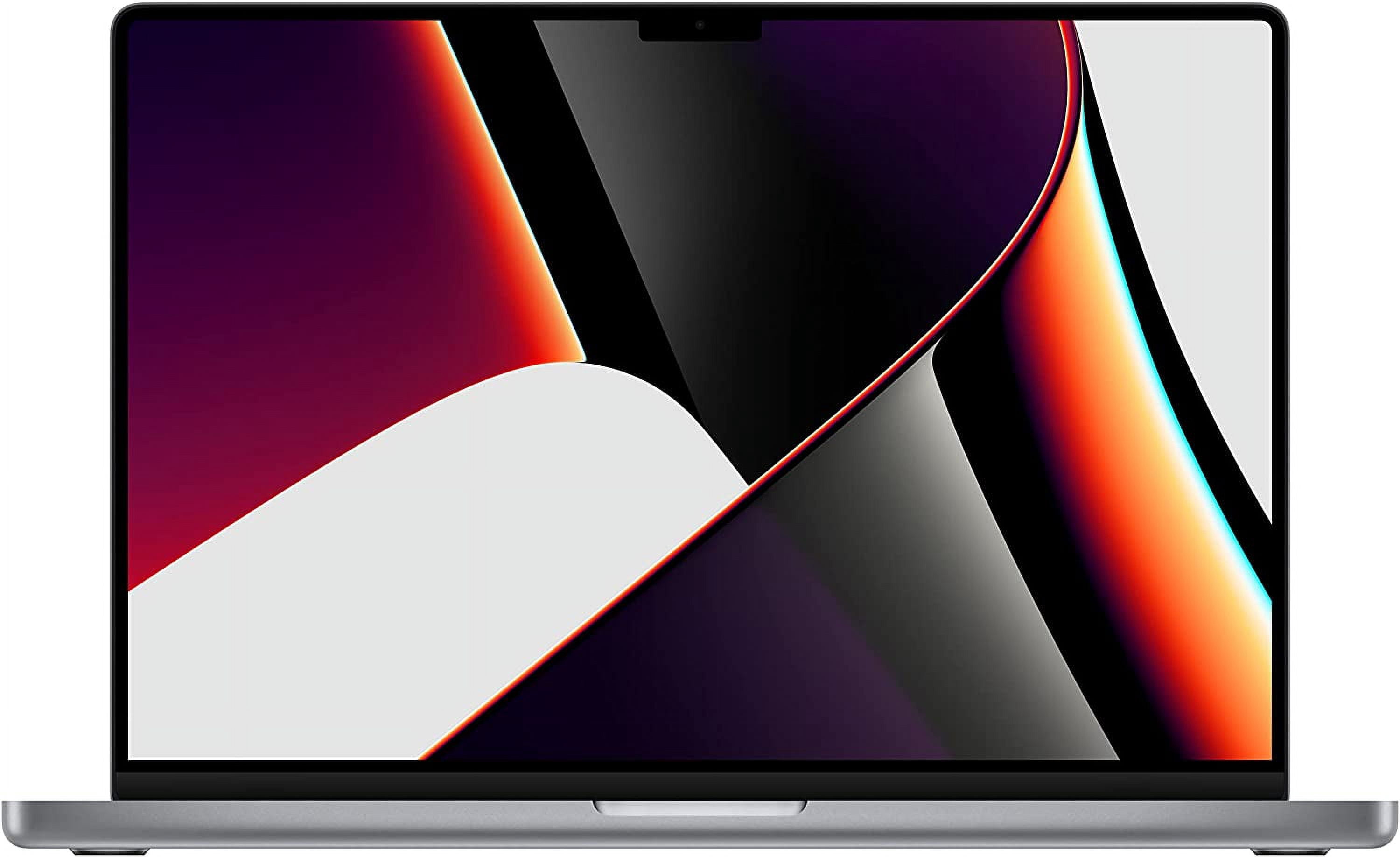Restauré Apple MacBook Pro 16 Pouces (2021) M1 Pro, 16 Go RAM, 512 Go SSD, Écran Liquid Retina XDR (Gris Cosmique) - Remis à Neuf Bon