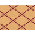 thumbnail image 1 of Ahgly Tapis Rectangulaire Orange Lavable en Machine, 8 Pieds x 10 Pieds, 1 of 7