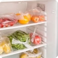 thumbnail image 4 of EASTIN 100 Pcs Rouleau Sacs de Transport en Plastique Gilet Sacs en Plastique de Conservation de la Fraîcheur avec Poignée Sacs de Rangement Alimentaires Jetables, 4 of 9