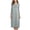 Grey, variant on QUYUON Bridal Shower Dresses for Bride Clearance Casual Pleated 3/4 Sleeve Dress Plus Size Dresses Women Casual Crew Neck Midi Shirt Dress Style D-1206 3XL