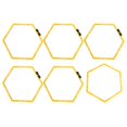 thumbnail image 2 of 6PCS  Agile Circle, PP Material Training Circle, Easy Carry For Sports Football Equipment, 2 of 8