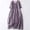 Purple, variant on Fankiway Summer Women'S Cotton Linen Solid Loose Short Sleeve V-Neck Dress Womens Dresses Plus Size Clearance Sundresses for Women Short Sleeve