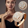 thumbnail image 4 of EGNMCR Ring Ladies Bagues Femmes Mode Diamant Bijoux Bijoux, 4 of 8