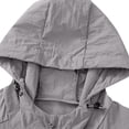 thumbnail image 5 of biudgviw Manteaux de Pluie pour Femmes Imperméables Légers Coupe-Vent d'Extérieur pour Course Randonnée Imperméable à Fermeture Éclair Manteau de Pluie à Capuche Manteau d'Extérieur, 5 of 5