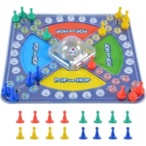 LAICAIW Frustration Board Game, Frustration Game for Kids, Frustration Trouble Marble Ludo Board Game, Racing and Chasing to Base Game, Pop and Hop Classic Board Game, Multiple Players Board Games