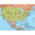 thumbnail image 4 of Affiche Méga 48x78 World Classic Premier Wall Map, 4 of 4