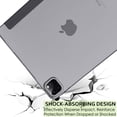 thumbnail image 4 of DuraSafe Cases iPad PRO 12.9 Inch 4th 5th 6th [ Pro 12.9 4 5 6 ] MY3K2LL/A MY3J2LL/A MY2H2LL/A MY2J2LL/A TriFold PC Lightweight Smart PU Leather Protective Hard Back Cover - Black, 4 of 8