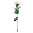 thumbnail image 1 of Solar Garden Lights Outdoor Rose-Shaped Double-Headed LED Stake Lights With Stainless Steel Base And IP65 Weatherproof Rating, 1 of 5