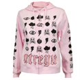 thumbnail image 1 of Atreyu - Pink Symbols All-Over Women's Zip Hoodie, 1 of 1