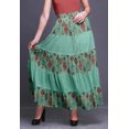 thumbnail image 2 of Bimba Jupes Maxi Imprimées Femmes Style Bohème Gitane Longue Jupe en Coton, 2 of 5