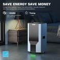 thumbnail image 3 of Energy Star Commercial Dehumidifier with Pump and Drain Hose for Large Space 1,500 Sq. Ft - 120 Pint Dehumidifier for Large Room, Home, Basements, Office, Whole House, Auto Defrost, Timer, 3 of 8