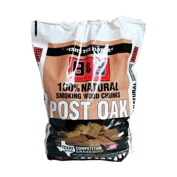 B&B Charcoal 8023372 Oak Wood Smoking Chunks, 549 cu. in.