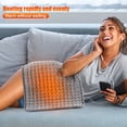 thumbnail image 4 of Electric Heating Pad 12x24 Inches with 10 Heat Settings 3 Timer Options, Soft Heating Blanket with Overheat Protection, Auto Shut Off Machine Washable Body Warmer, 4 of 9