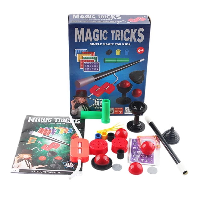 Mega Magic Kit,Magician Tricks Set Magical Wand Set Girls NEW For Boys Q5U2