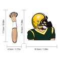 thumbnail image 3 of TopLLC Football Quarterback Wiper Stickers Car Windshield Wiper Stickers Car Car Stickers, 3 of 8