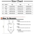 thumbnail image 3 of fheaev One Piece Swimsuit for women High Cut Bathing Suits Color Block Print Backless V Neck Modest Athletic Training Sporty Swimwear, 3 of 5