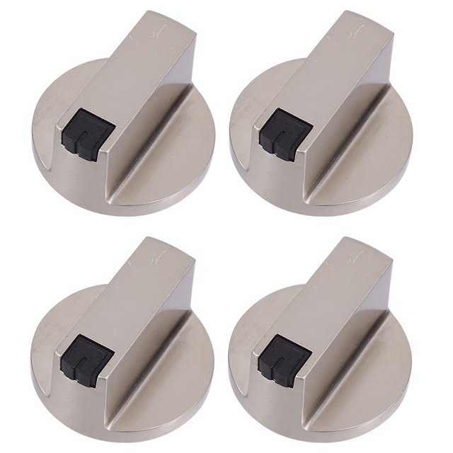 EcoNesxp Gas stove knob 4-piece set Gas stove control knob stove replacement knob set Gas stove control knob 4-piece set Gas stove control knob Gas stove knob stove replacement knob
