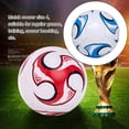 thumbnail image 1 of 20cm Adults Football Professional Competition Athlete Beginner Learner Match Soccer Practicing Balls Outdoor Gym Blue, 1 of 8