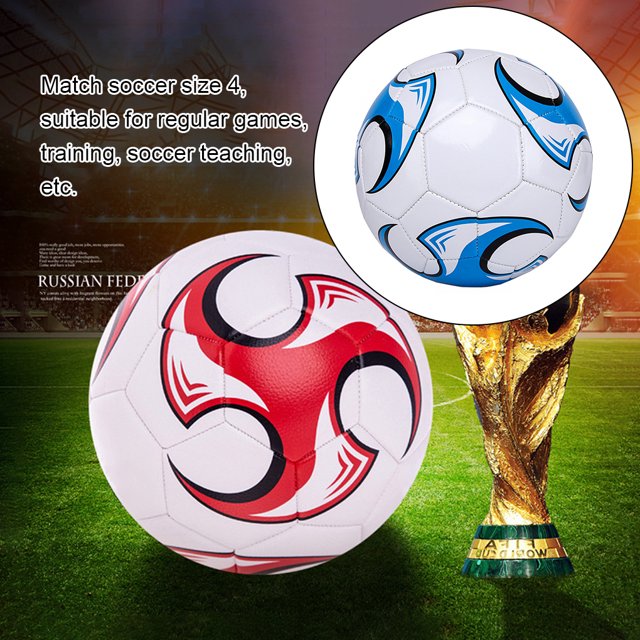 20cm Adults Football Professional Competition Athlete Beginner Learner Match Soccer Practicing Balls Outdoor Gym Blue