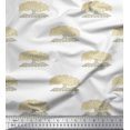 thumbnail image 1 of Soimoi Cotton Voile Fabric Tree Block Printed Craft Fabric by The Yard 42 Inch Wide, 1 of 3
