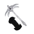 thumbnail image 3 of 3,2 Kg Ancre Marine avec Corde 20M Portable Pliage en Acier au Carbone Galvanisé pour Kayak de Bateau, 3 of 14