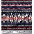 thumbnail image 2 of Soimoi Satin Silk Fabric Dot & Aztec Panel Print Fabric by The Yard 42 Inch Wide, 2 of 3