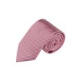thumbnail image 1 of INSPIRE CHIC Men's Solid Color Narrow Stripes Necktie Graduation Suit Formal Ties Dusty Pink, 1 of 5
