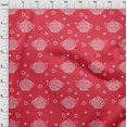 thumbnail image 4 of oneOone Viscose Jersey Red Fabric Tea Kettle Craft Projects Decor Fabric Printed By The Yard 60 Inch Wide, 4 of 4