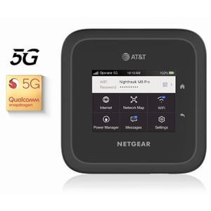 NETGEAR - Agriculteurs de nuit M6 5G WiFi 6 Point chaud - Noir (ATT Débloqué) AT&T, Verizon, Tmobile et plus