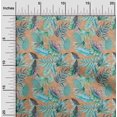 thumbnail image 2 of oneOone Georgette Viscose Peach Fabric Tropical Leaf Sewing Craft Projects Fabric Prints By Yard 42 Inch Wide, 2 of 5
