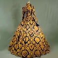 thumbnail image 2 of UPPADA Costumes pour Femmes Gothic Robes Victoriennes à Manches Longues Robe Corset Grande Taille Robe Maxi Fluide Robe de Fête Robe Cocktail Robe Lacée Robe de Mascarade Jolies Robes de Bal Aubaines, 2 of 5