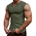 thumbnail image 1 of Débardeur à Col en V pour Homme Sans Manches sous-Vêtement pour l'Été Tenue Décontractée, 1 of 5