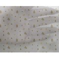 thumbnail image 4 of oneOone Georgette Viscose Gamboge Yellow Fabric Triangle Shape Geometric Craft Projects Decor Fabric Printed by The Yard 42 Inch Wide, 4 of 4