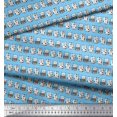 thumbnail image 3 of Soimoi Cotton Poplin Fabric Cat Animal Decor Fabric Printed Yard 42 Inch Wide, 3 of 3