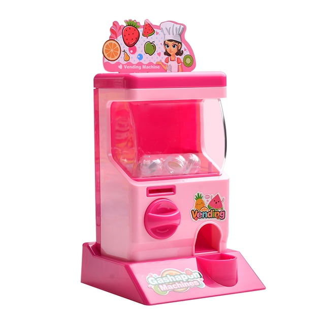 Mini Simulation Vending Machine Coin-Operated Game Educational Gift for Kids Table Display