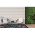 thumbnail image 2 of Tapis d'extérieur lavable Miramar marine & or 7 pi x 9 pi, 2 of 9