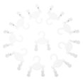 thumbnail image 3 of 10 Pcs Baby Hangers Closet Plastic Baby Clothes Hangers With Clips Kids Sock Shoe Drying Rack For Nursery Closet Organizer, 3 of 5