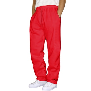 Ketyyh-chn99 Mens Golf Pants Fall Fashion Mens Hop Pants Casual Solid Color Track Lace Up Workout Pants With Pocket RD2,L