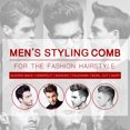 thumbnail image 3 of Men's Styling Hair Comb Round & Fine Teeth Barber Comb Anti-Static Hair Brush for Men, 3 of 8