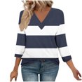 thumbnail image 1 of Fewfanhot Hauts pour Femmes Mode d'Automne Col en V Tenue de Bureau Décontractée Tunique Chandail Tenues, 1 of 9