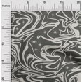 thumbnail image 2 of oneOone Silk Tabby Gray Fabric Abstracts Craft Projects Decor Fabric Printed By The Yard 42 Inch Wide, 2 of 4