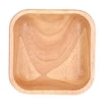 thumbnail image 2 of Rubber Wood Salad Bowl Handcrafted Exquisite Square Bowl For Party Family Gathering, 2 of 8