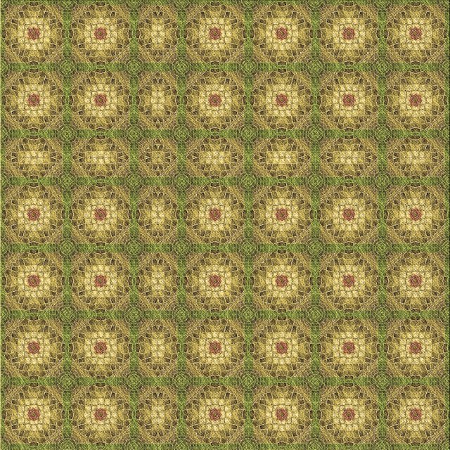 Ahgly Company Tapis d'Intérieur Lavable en Machine Carré Transitionnel Chêne Brun, 8 Pieds Carré