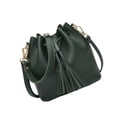 thumbnail image 3 of fastboy Bucket Shoulder Bag Drawstring Bag Purse Handbags Small Shopping Green, 3 of 3