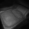 thumbnail image 2 of FH Group Solid Black Heavy Duty Floor Mats from FH Group for Auto Car w/ Free Dash Mat, 2 of 6