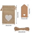 thumbnail image 2 of Vaidha 25 Pcs Love Linen Bag Set Wedding Gift Box Packaging Jewelry Storage, 2 of 3