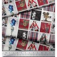 thumbnail image 3 of Soimoi Poly Georgette Fabric Check,Women & Camera Patchwork Printed Fabric 1 Yard 52 Inch Wide, 3 of 3