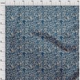 thumbnail image 4 of oneOone Rayon Royal Blue Fabric Asian Block Craft Projects Decor Fabric Printed By The Yard 56 Inch Wide, 4 of 4
